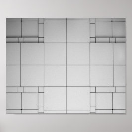 Abstrakte Kuben Poster