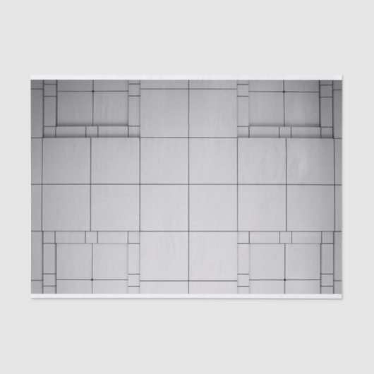 Abstrakte Kuben Seidenpapier (Vorderseite)