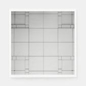 Abstrakte Kuben Serviette (Vorderseite)