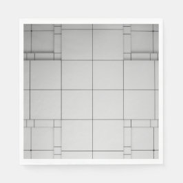 Abstrakte Kuben Serviette