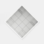 Abstrakte Kuben Serviette (Ecke)