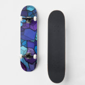 Abstrakte Kuben Skateboard (Vorderseite)