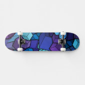 Abstrakte Kuben Skateboard (Horizontal)