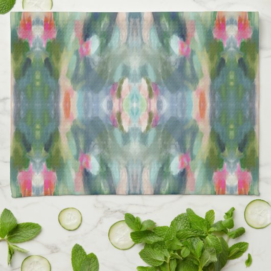 Abstrakte Küche Handtuch (Gefaltet)