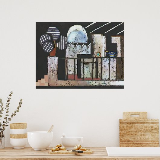 Abstrakte Küche Poster (Küche)