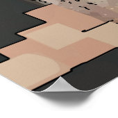 Abstrakte Küche Poster (Ecke)