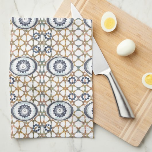 Abstrakte Küchenhandtuch Geschirrtuch (Viertel Falte)