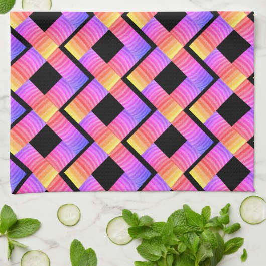 Abstrakte Küchentücher (Gefaltet)