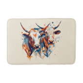 Abstrakte Kühe, anpassbar Badematte (Vorderseite)