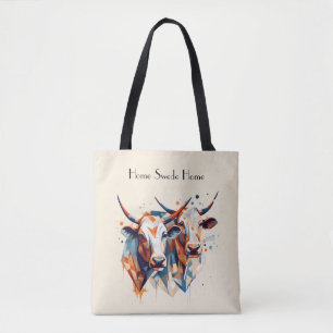 Abstrakte Kühe, anpassbar Tasche
