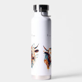 Abstrakte Kühe, anpassbar Trinkflasche (Links)