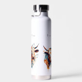 Abstrakte Kühe, anpassbar Trinkflasche (Rechts)