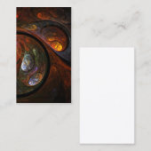 Abstrakte Kundenkarte Visitenkarte (Vorne/Hinten)