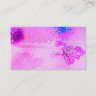 abstrakte Kunskarte lila und blau Visitenkarte