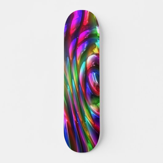 Abstrakte Kunst 14 Skateboard (Vorne)