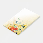 Abstrakte Kunst 40 Post-it Klebezettel (angewinkelt)