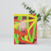 abstrakte Kunst 42882 Postkarte (Stehend Vorderseite)