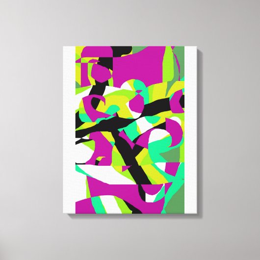 Abstrakte Kunst 7 Leinwanddruck (Vorderseite)