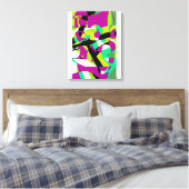 Abstrakte Kunst 7 Leinwanddruck (Insitu (Schlafzimmer))