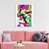 Abstrakte Kunst 7 Leinwanddruck (Insitu (Wohnzimmer))
