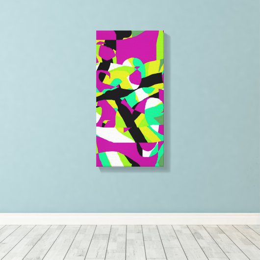 Abstrakte Kunst 7 Leinwanddruck (Insitu (Holzboden))