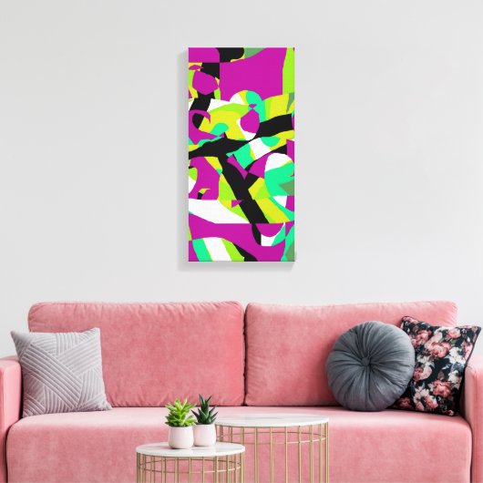 Abstrakte Kunst 7 Leinwanddruck (Insitu (Wohnzimmer))