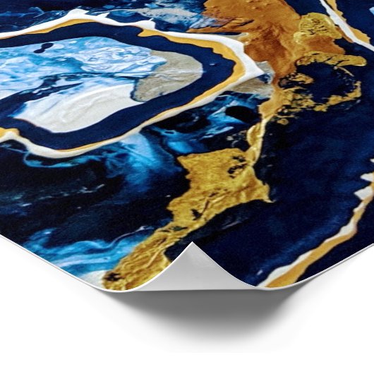 Abstrakte Kunst Abstra Poster (Ecke)