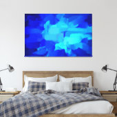 Abstrakte Kunst | Abstrakte Malerei 6 Leinwanddruck (Insitu (Schlafzimmer))