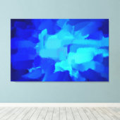 Abstrakte Kunst | Abstrakte Malerei 6 Leinwanddruck (Insitu (Holzboden))