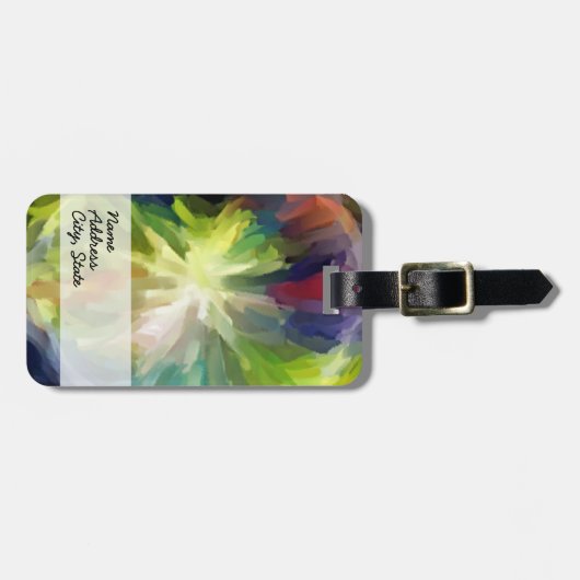 Abstrakte Kunst | Abstrakte Malerei 9 Gepäckanhänger (Vorderseite horizontal)