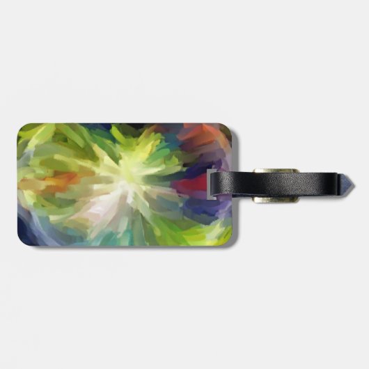 Abstrakte Kunst | Abstrakte Malerei 9 Gepäckanhänger (Rückseite horizontal)