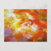 Abstrakte Kunst - Abstrakte Malerei Postkarte (Vorderseite)