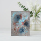 Abstrakte Kunst - Abwesenheit Postkarte (Stehend Vorderseite)