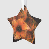 Abstrakte Kunst Akryllische Star Ornament (Vorderseite)