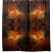 Abstrakte Kunst am Morgen Duschvorhang (Vorderseite)