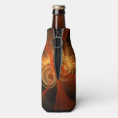 Abstrakte Kunst am Morgen Flaschenkühler (Flasche Rückseite)