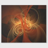 Abstrakte Kunst am Morgen Geschenkpapier (Flach)