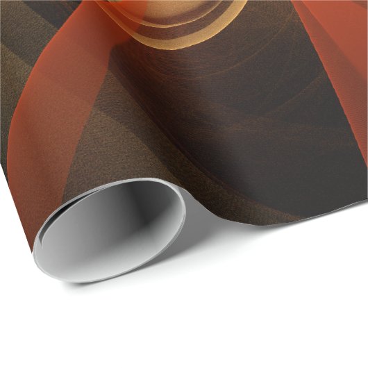 Abstrakte Kunst am Morgen Geschenkpapier (Rolleneckpunkt)