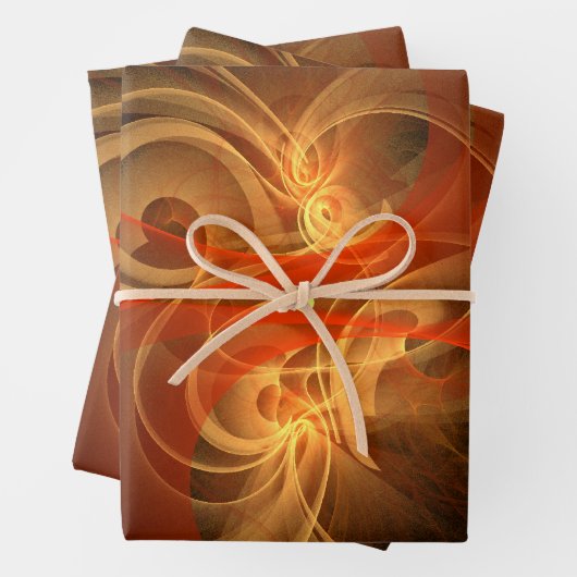 Abstrakte Kunst am Morgen Geschenkpapier Set (Beispiel)