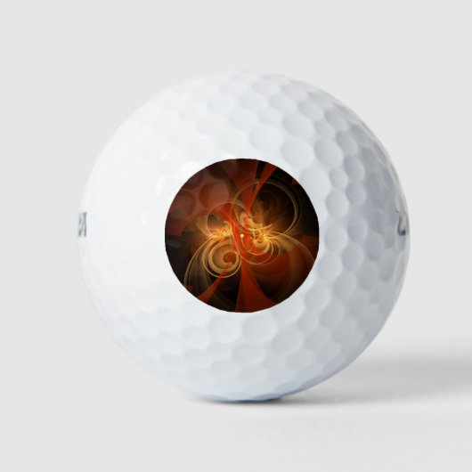 Abstrakte Kunst am Morgen Golfball (Vorderseite)