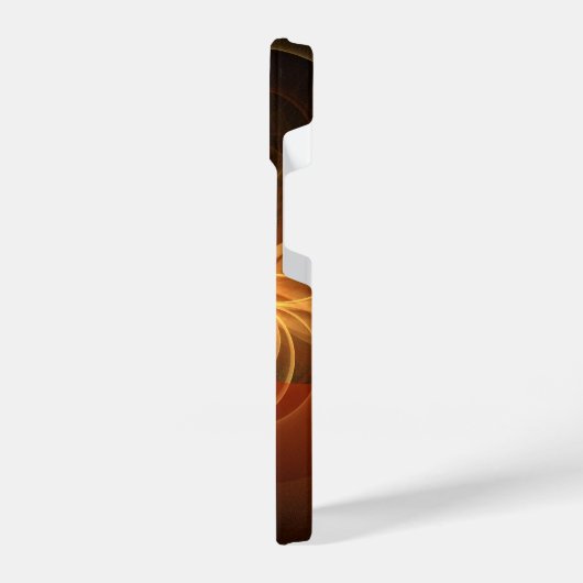 Abstrakte Kunst am Morgen iPhone Hülle (Linke Seite)