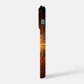 Abstrakte Kunst am Morgen iPhone Hülle (Linke Seite)