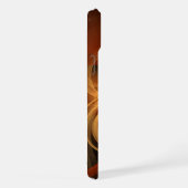 Abstrakte Kunst am Morgen iPhone Hülle (Rechte Seite)