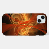 Abstrakte Kunst am Morgen iPhone Hülle (Rückseite (Horizontal))