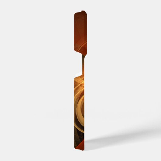 Abstrakte Kunst am Morgen iPhone Hülle (Rechte Seite)