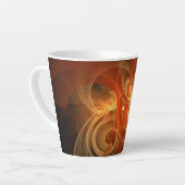 Abstrakte Kunst am Morgen Milchtasse (Linke Ecke)