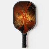 Abstrakte Kunst am Morgen Pickleball Schläger (Rückseite)