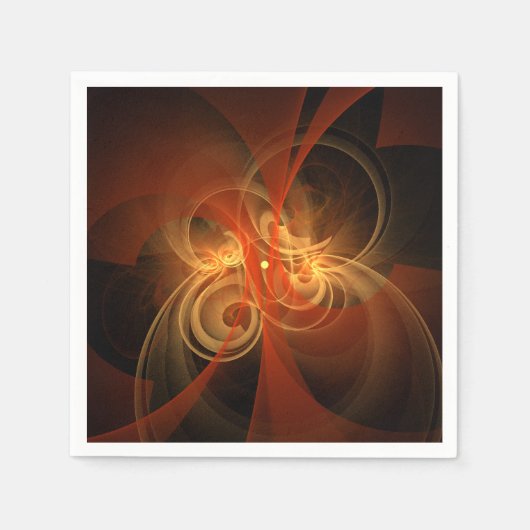 Abstrakte Kunst am Morgen Serviette (Vorderseite)