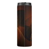 Abstrakte Kunst am Morgen Thermosbecher (Rückseite)
