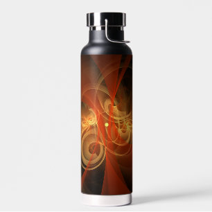 Abstrakte Kunst am Morgen Trinkflasche